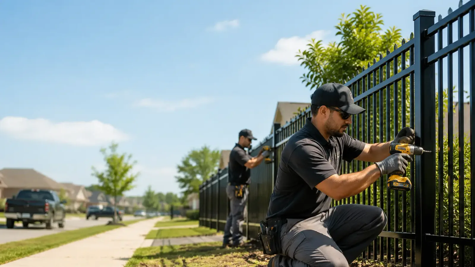 Metal Fence Installation in Durham, ME